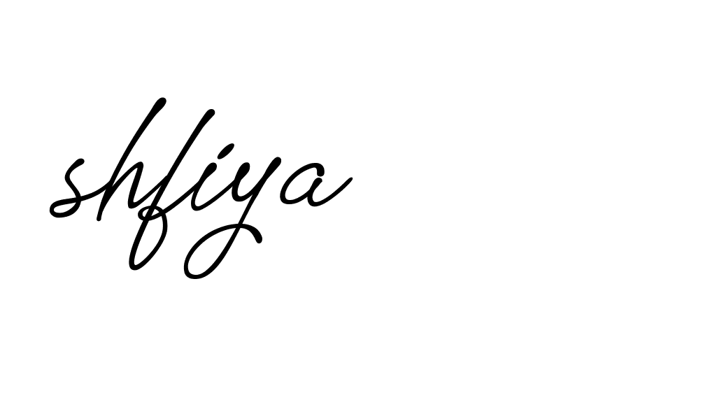 Signature of shfiya-