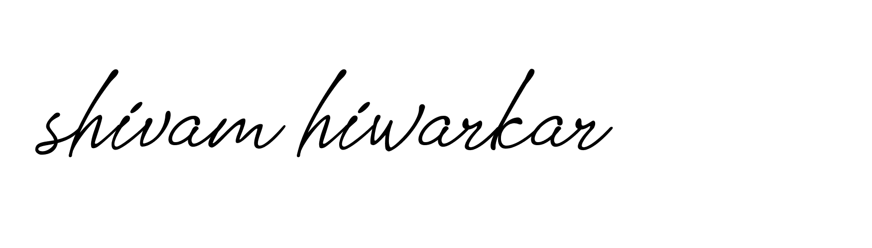 Signature of shivam-hiwarkar-