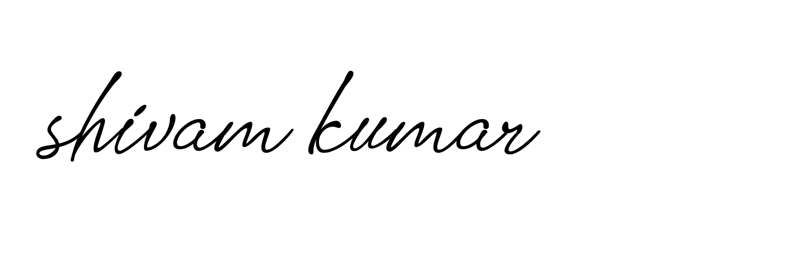 Signature of shivam-kumar-