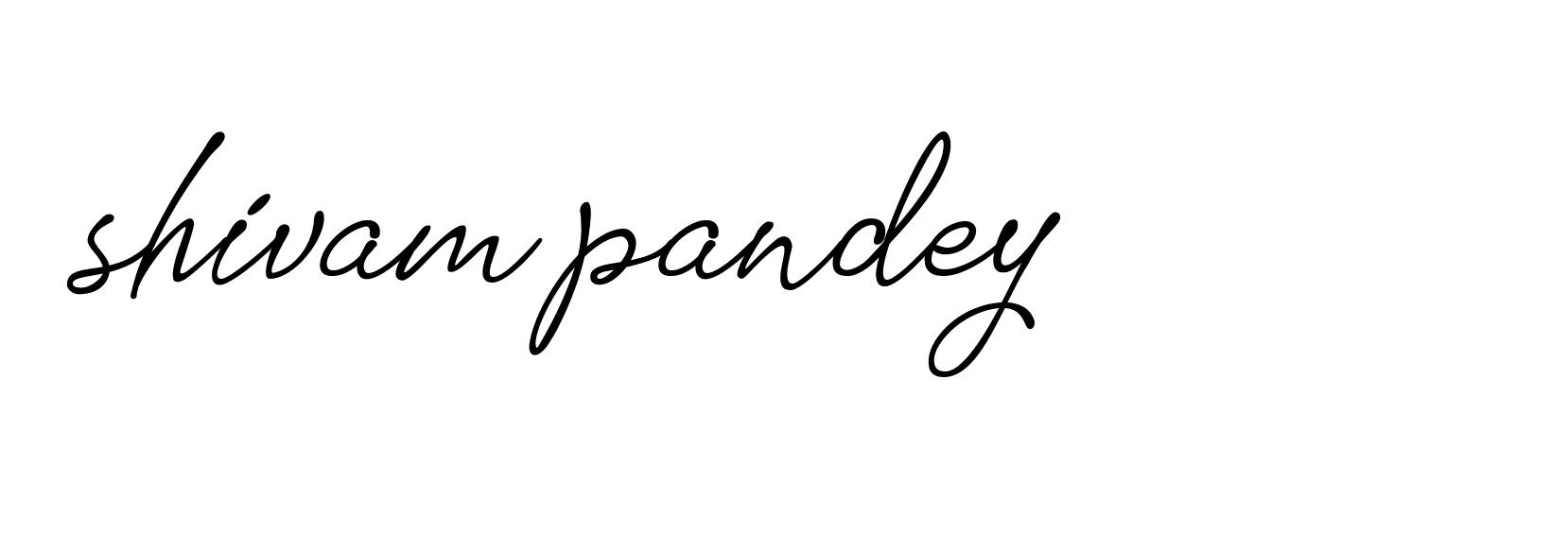 Signature of shivam-pandey-