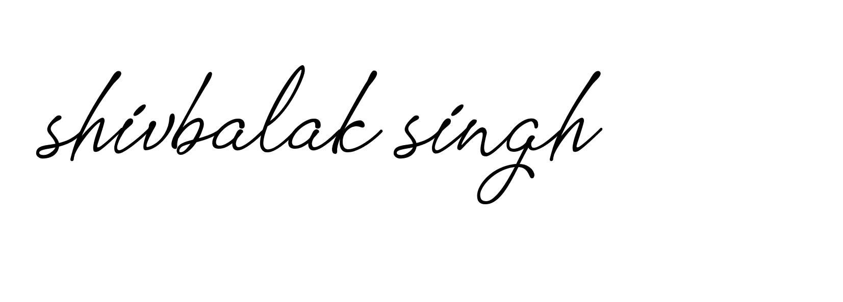 Signature of shivbalak-singh