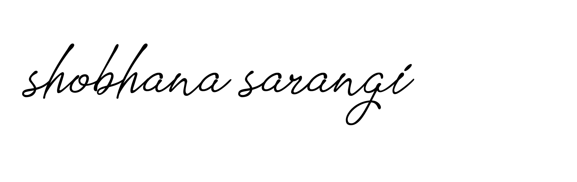 Signature of shobhana-sarangi-