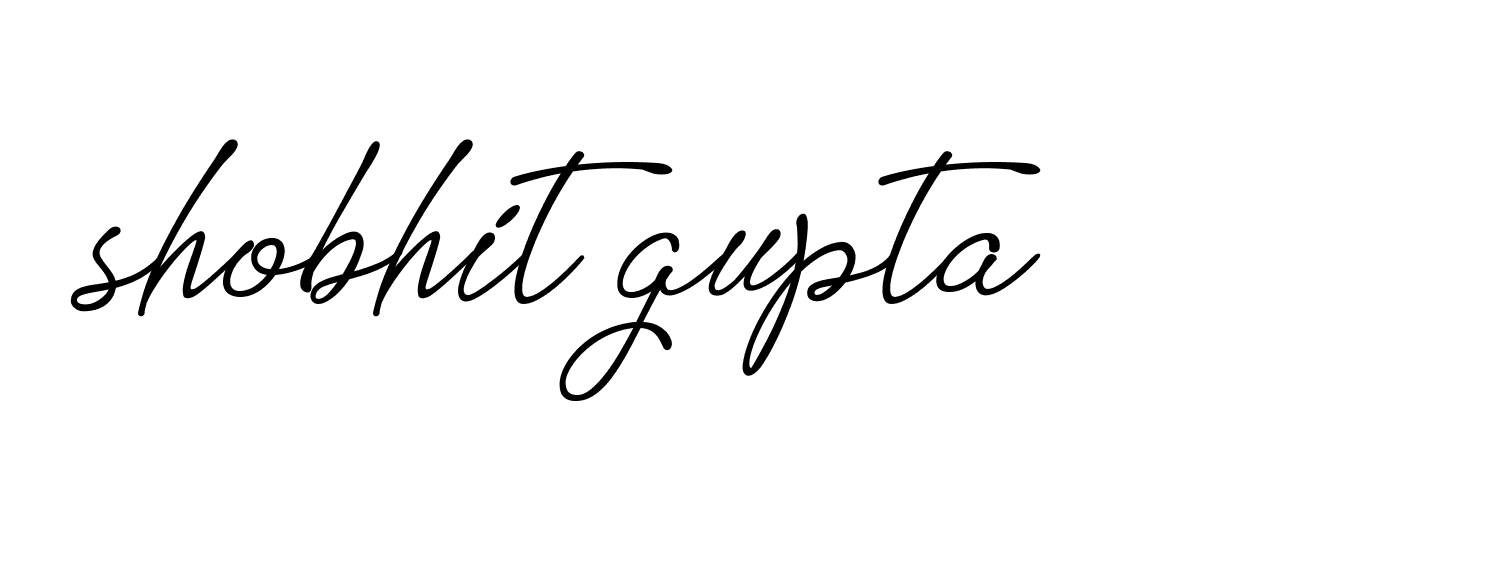 Signature of shobhit-gupta