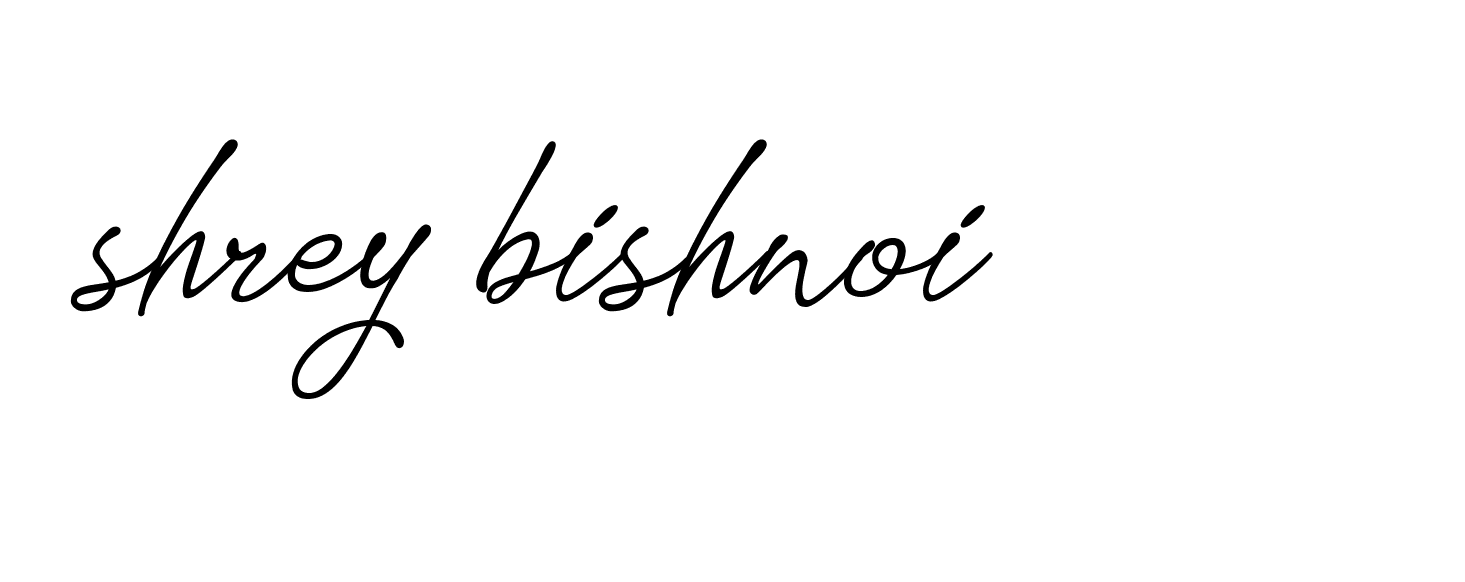 Signature of shrey-bishnoi