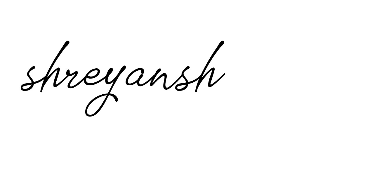 Signature of shreyansh-