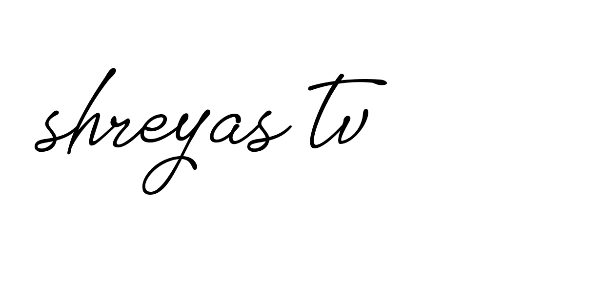 Signature of shreyas-tv