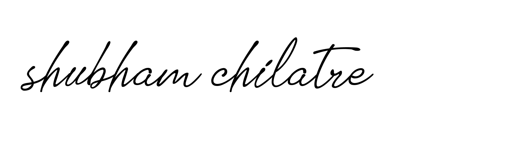 Signature of shubham-chilatre-