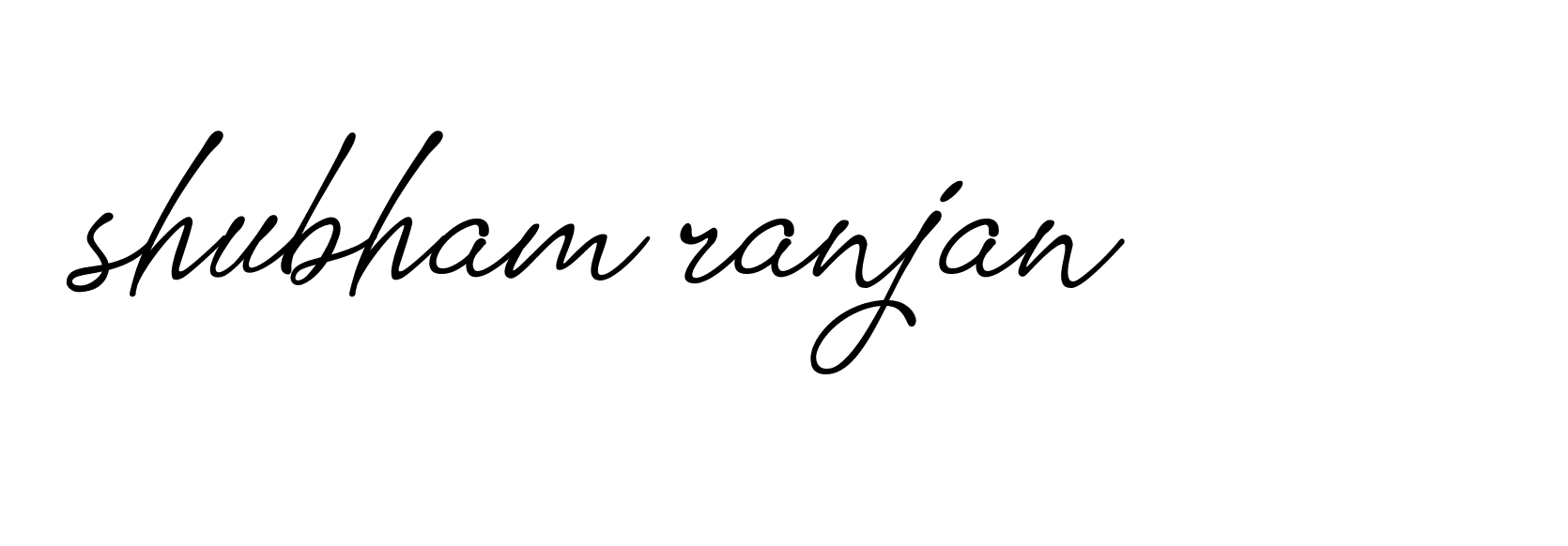 Signature of shubham-ranjan