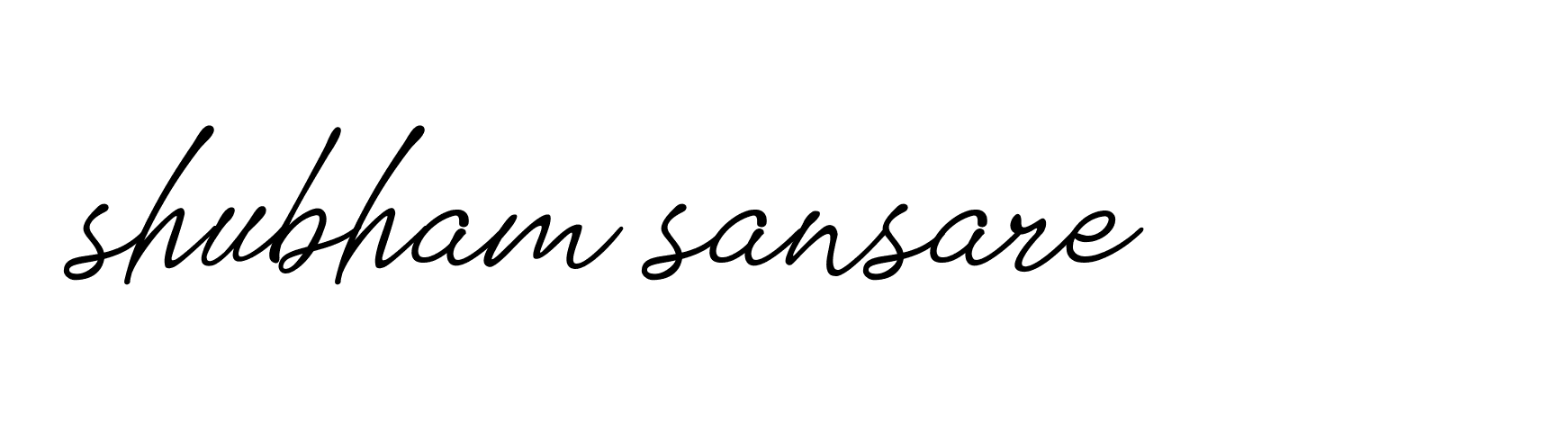 Signature of shubham-sansare