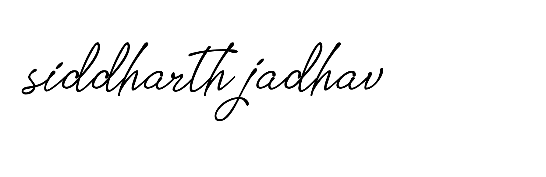 Signature of siddharth-jadhav-