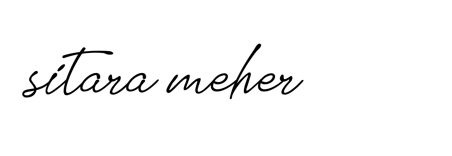 Signature of sitara-meher