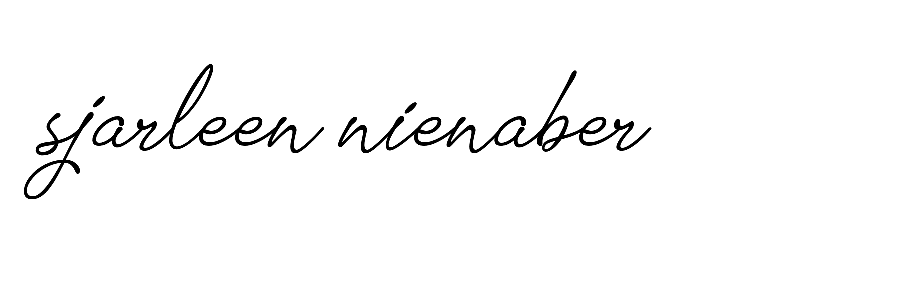 Signature of sjarleen-nienaber