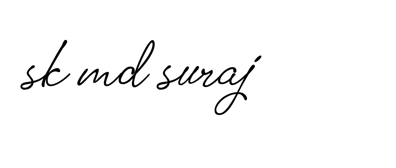 Signature of sk-md-suraj