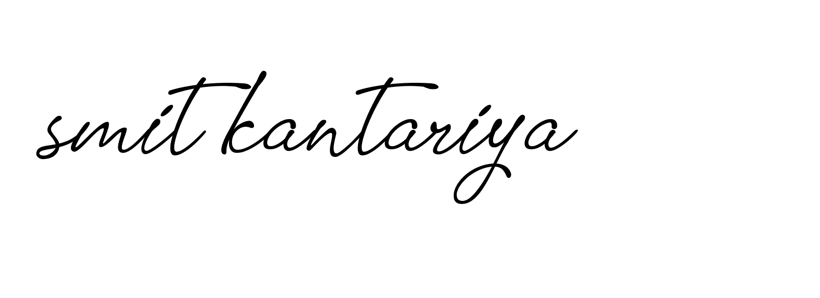 Signature of smit-kantariya