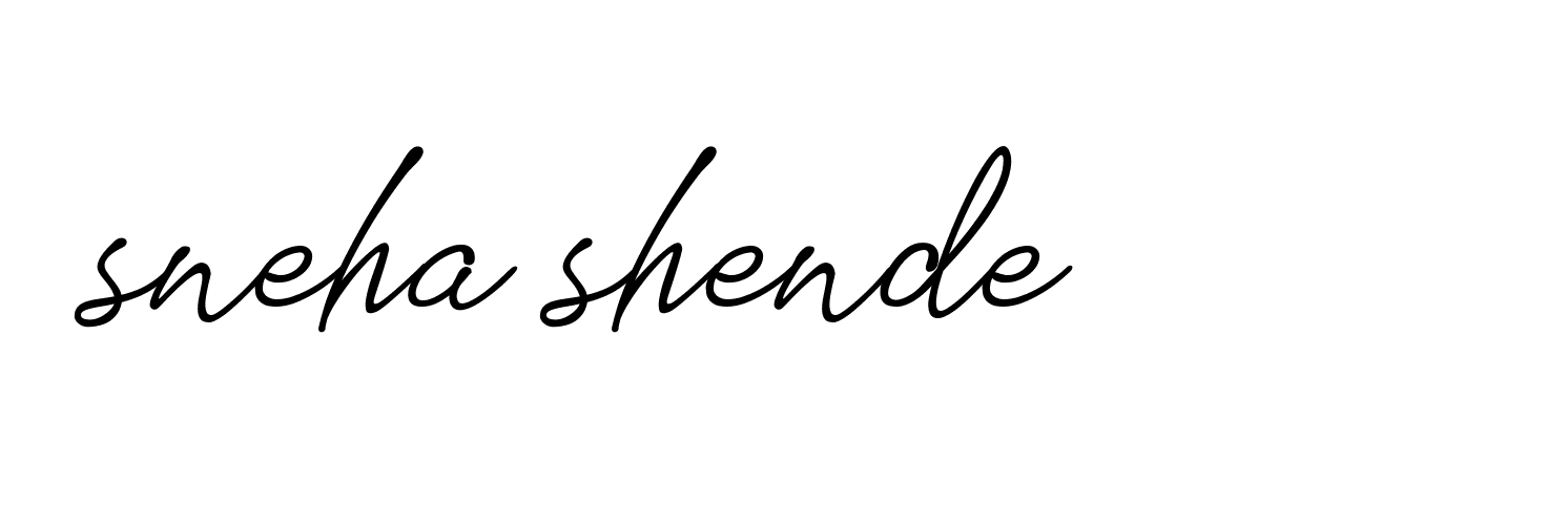 Signature of sneha-shende