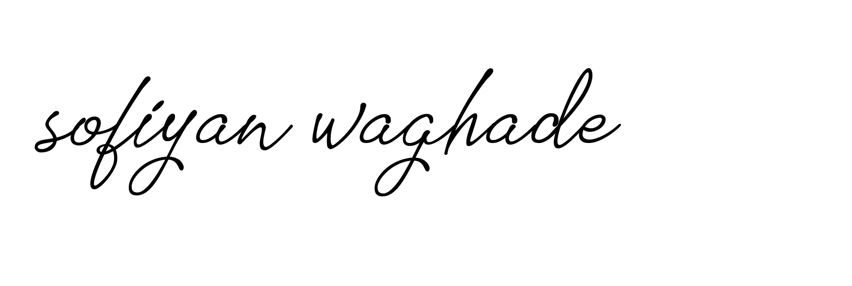 Signature of sofiyan-waghade