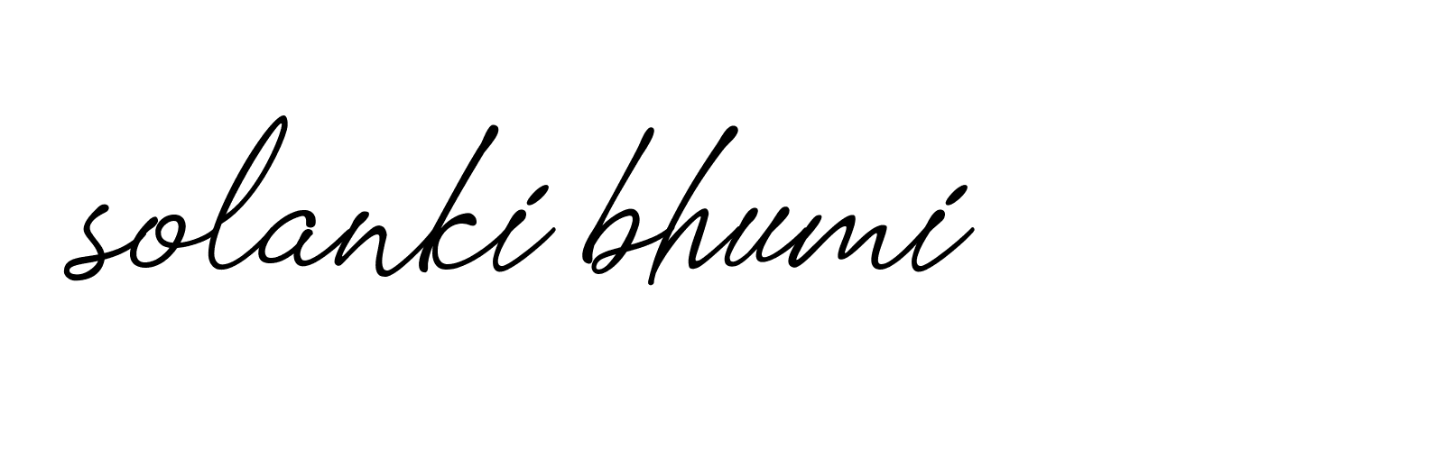 Signature of solanki-bhumi-