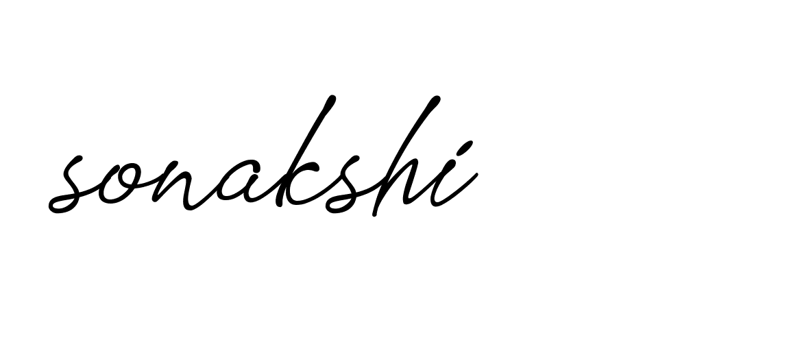 Signature of sonakshi