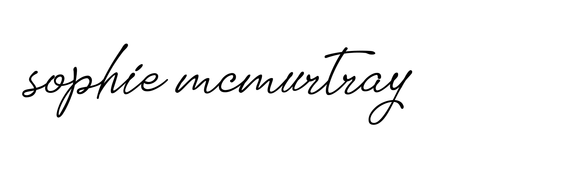 Signature of sophie-mcmurtray