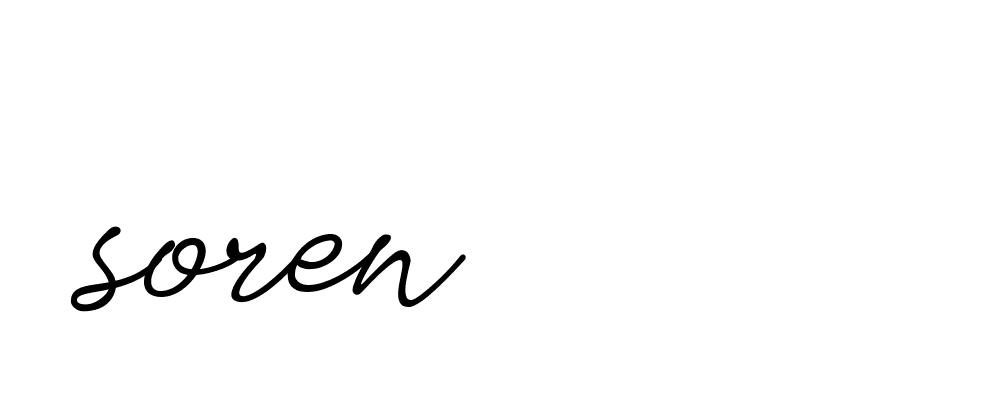 Signature of soren-