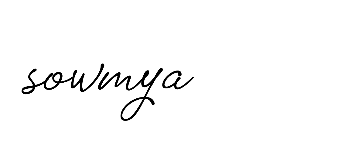 Signature of sowmya-