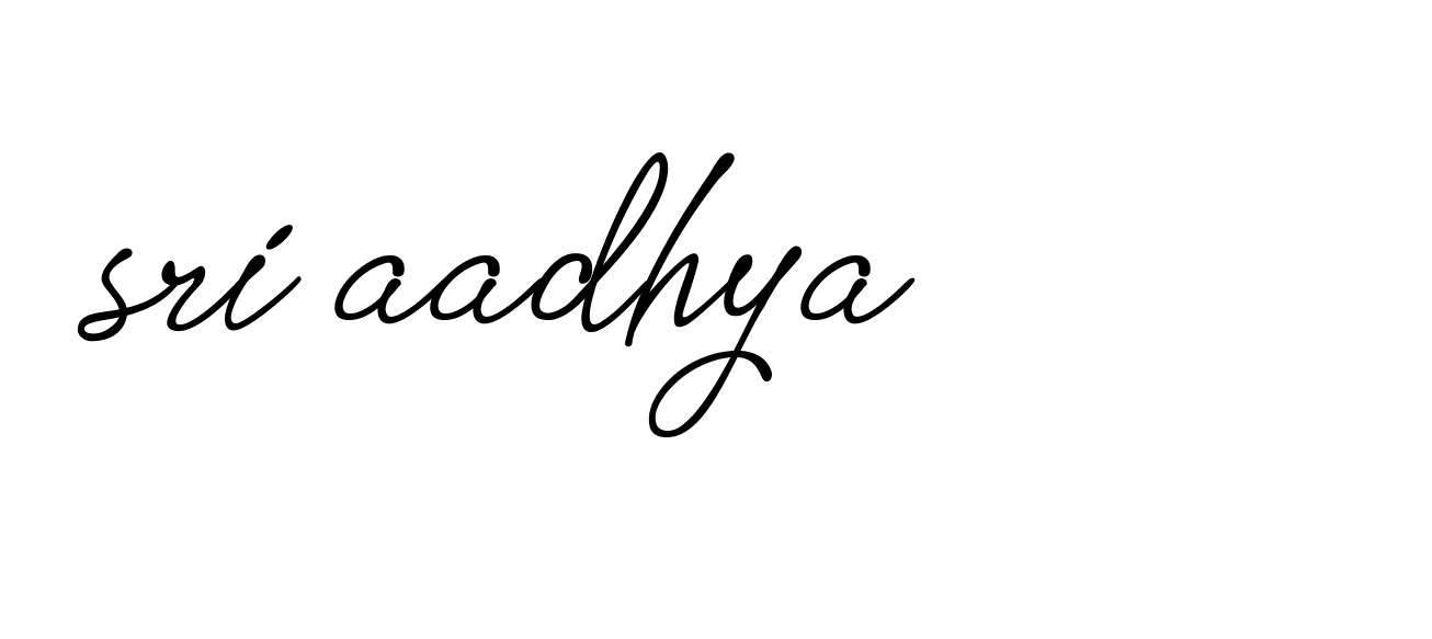 Signature of sri-aadhya