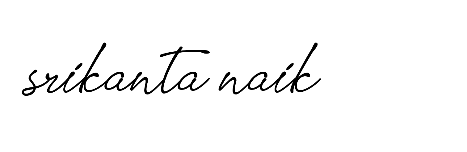 Signature of srikanta-naik