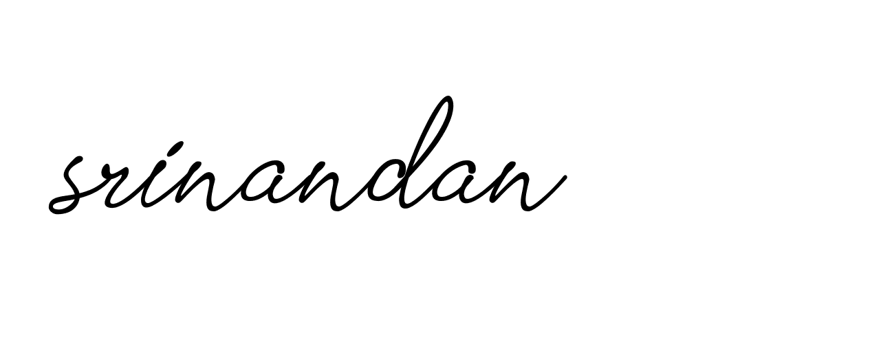 Signature of srinandan