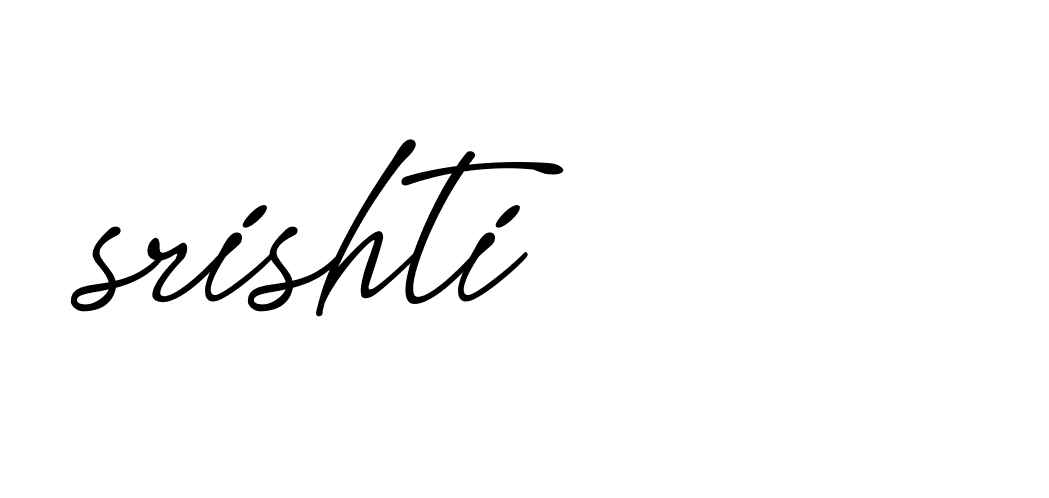 Signature of srishti-