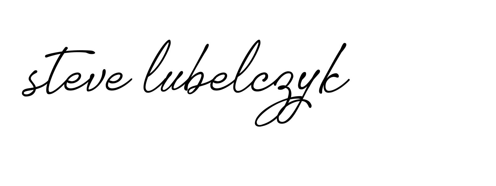 Signature of steve-lubelczyk