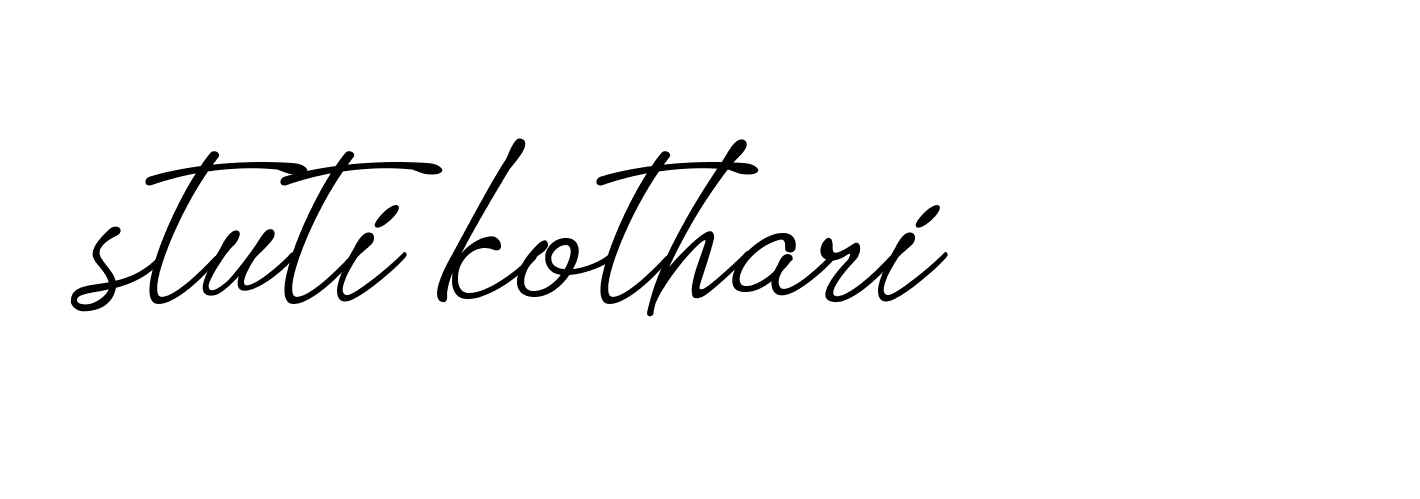 Signature of stuti-kothari