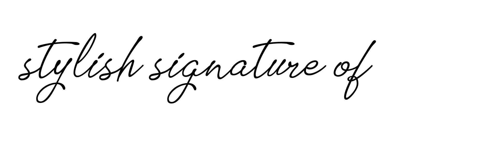 Signature of stylish-signature-of