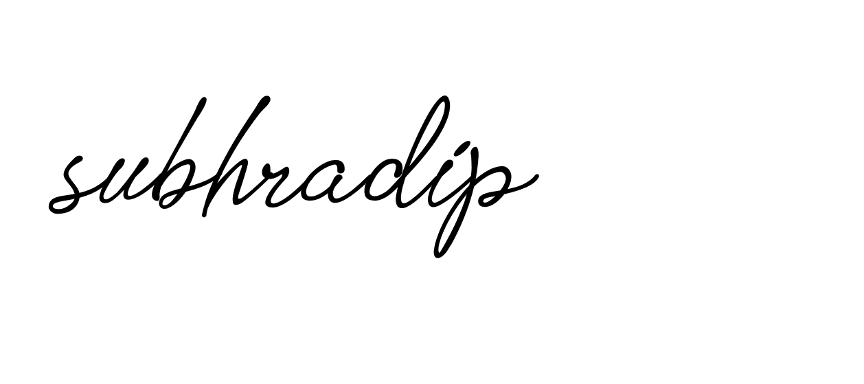 Signature of subhradip