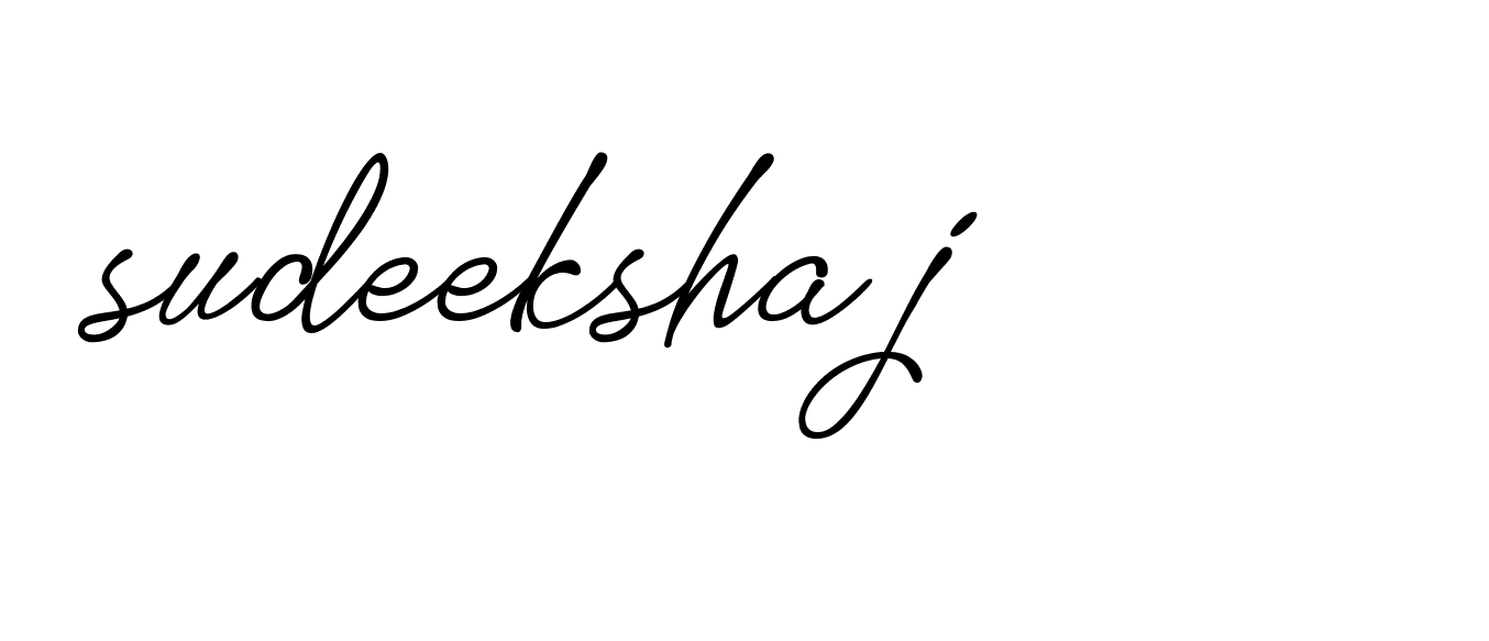 Signature of sudeeksha-j