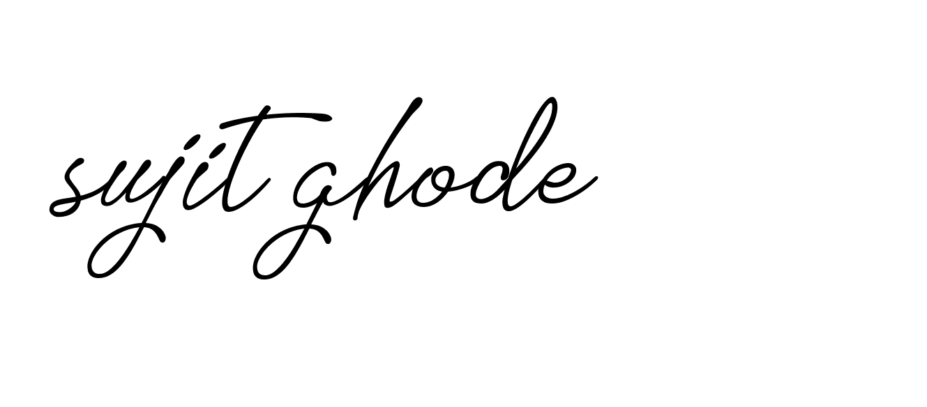 Signature of sujit-ghode