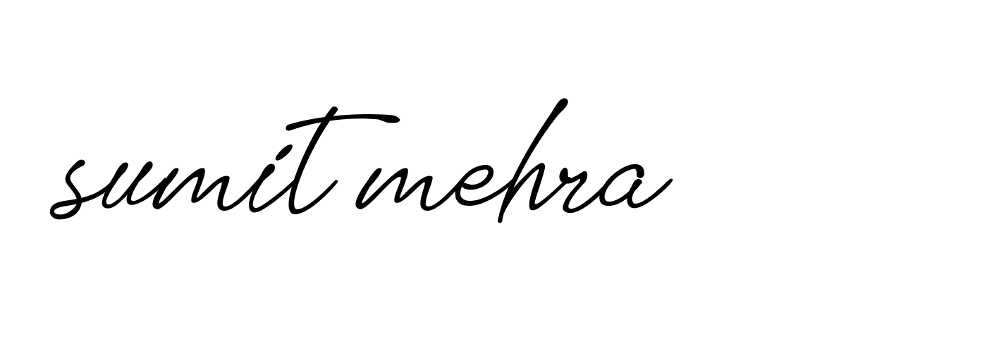 Signature of sumit-mehra