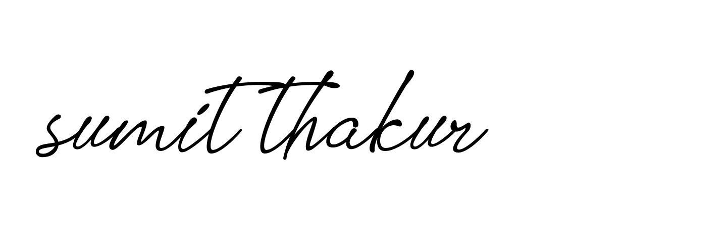 Signature of sumit-thakur