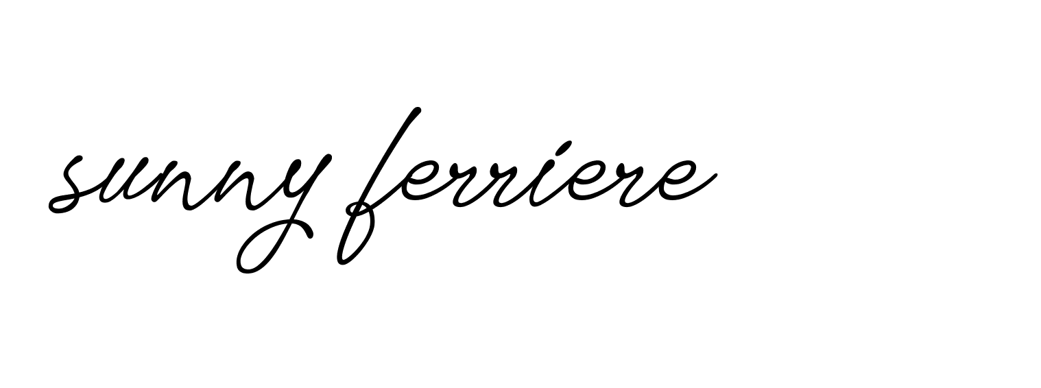 Signature of sunny-ferriere