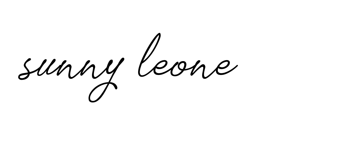 Signature of sunny-leone