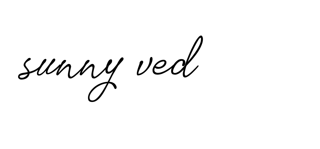 Signature of sunny-ved