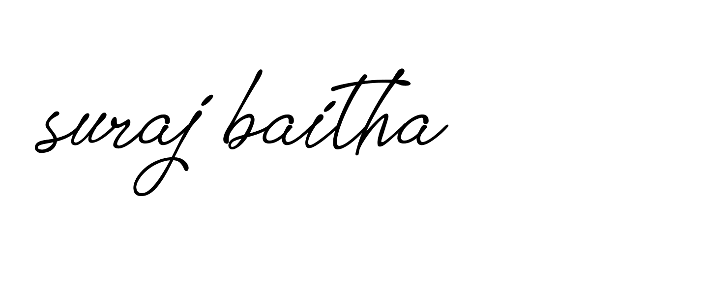 Signature of suraj-baitha-