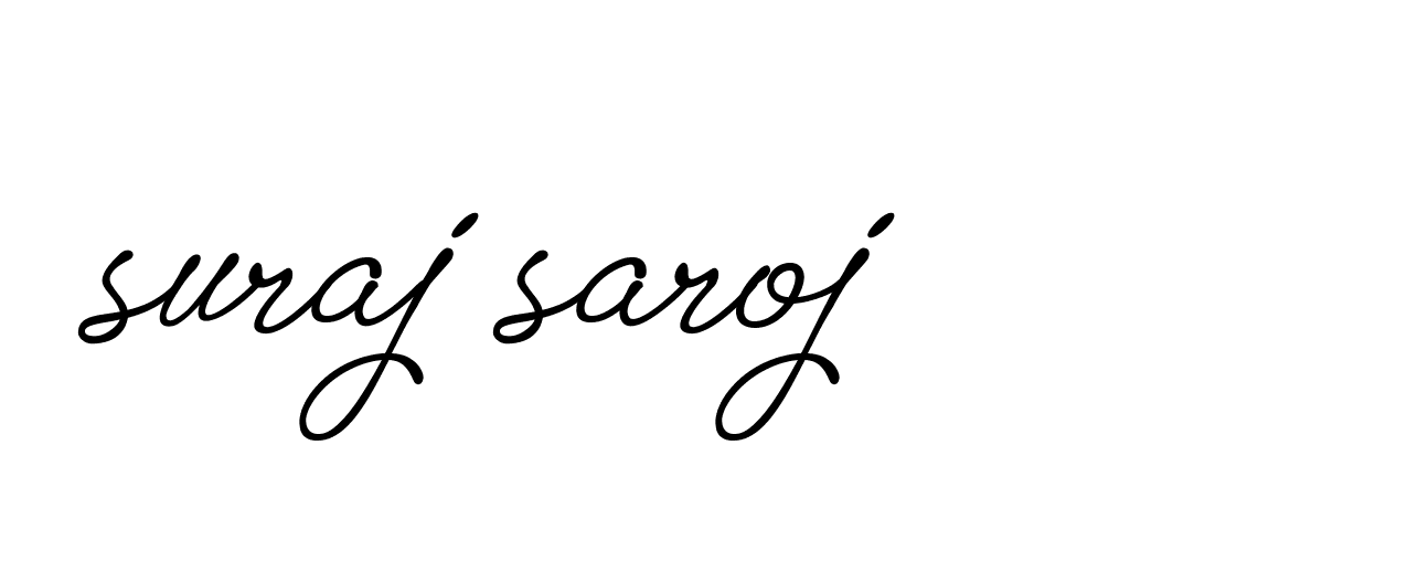 Signature of suraj-saroj