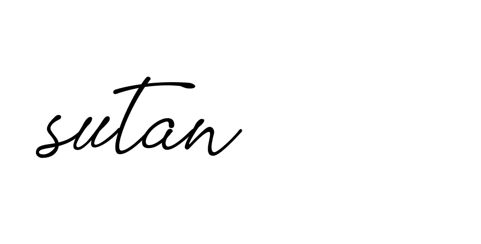 Signature of sutan