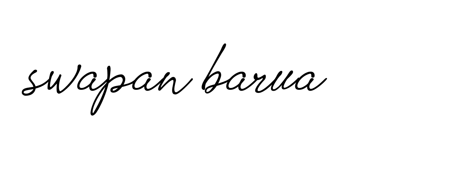 Signature of swapan-barua