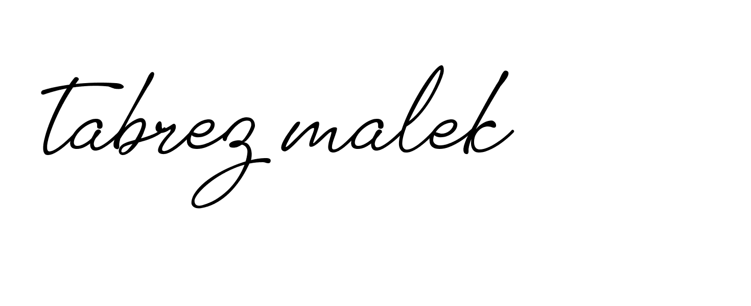 Signature of tabrez-malek