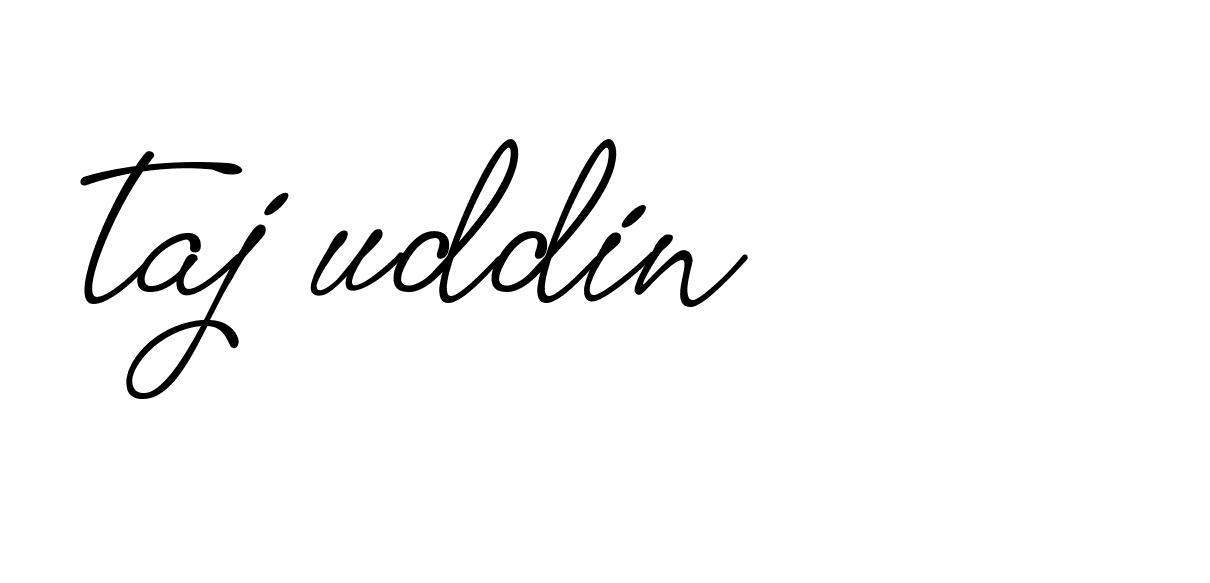 Signature of taj-uddin