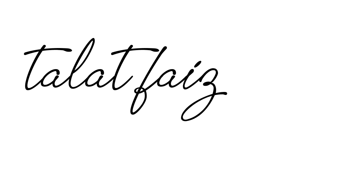 Signature of talat-faiz