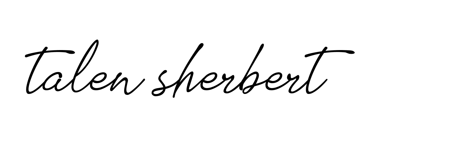 Signature of talen-sherbert