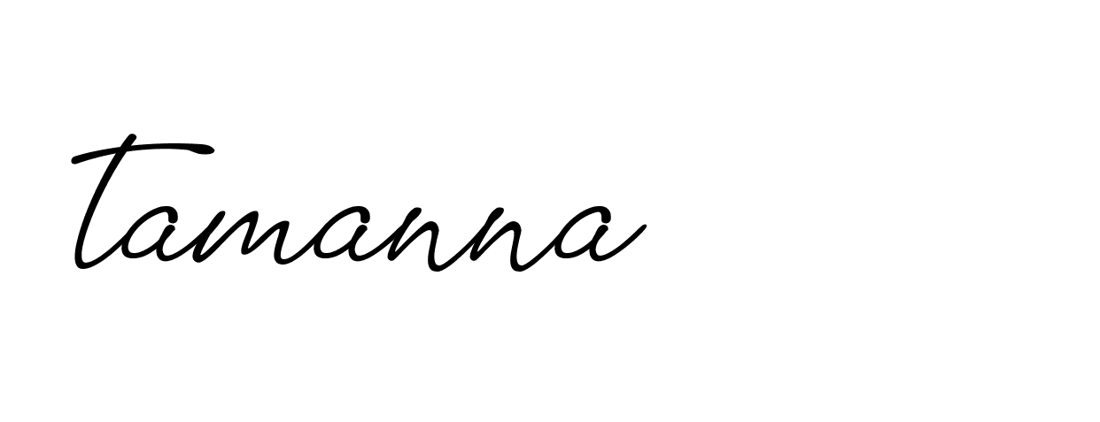 Signature of tamanna-