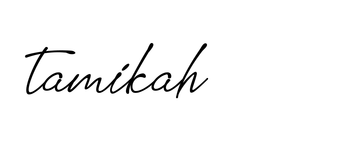 Signature of tamikah